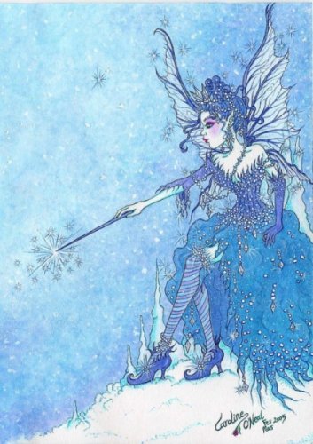 Blue Cristal Winter Fairy